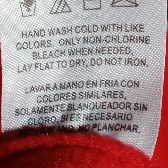 Santa Winter Hat with Attached Mittens - Picture 8 of 8